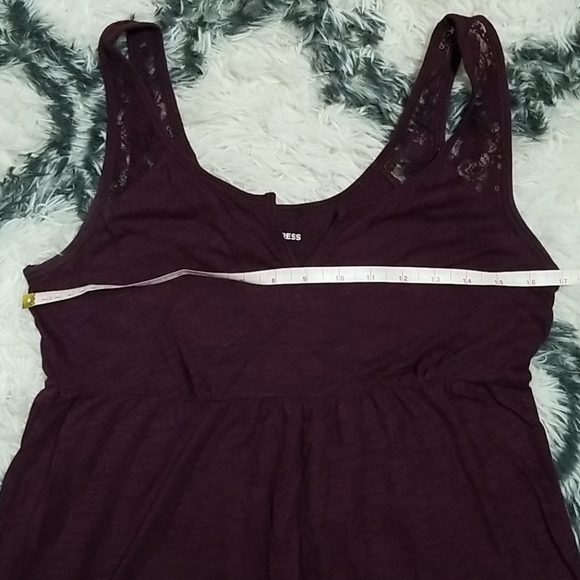 Express Purple Tank Top - Picture 7 of 8